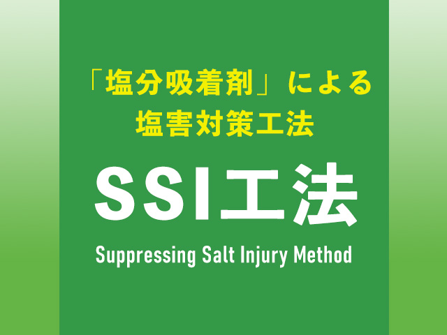 コンクリート構造物の抜本的塩害対策 SSI工法